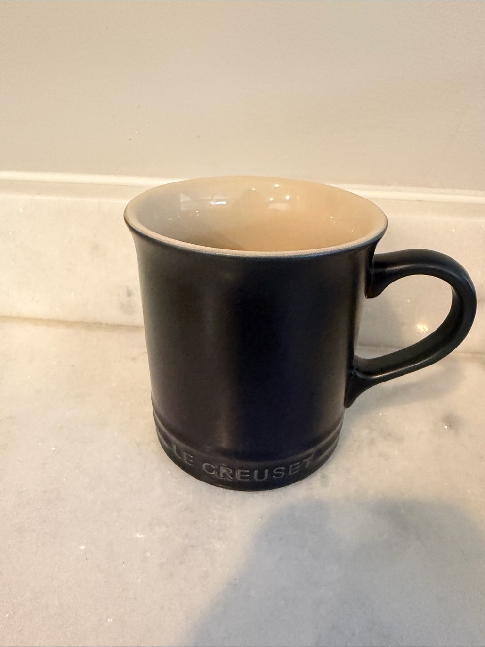 NEW Le Creuset Matte Navy 14 oz Stoneware Mug